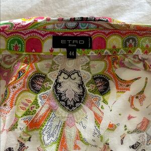 Etro Multicolor Paisley Blouse